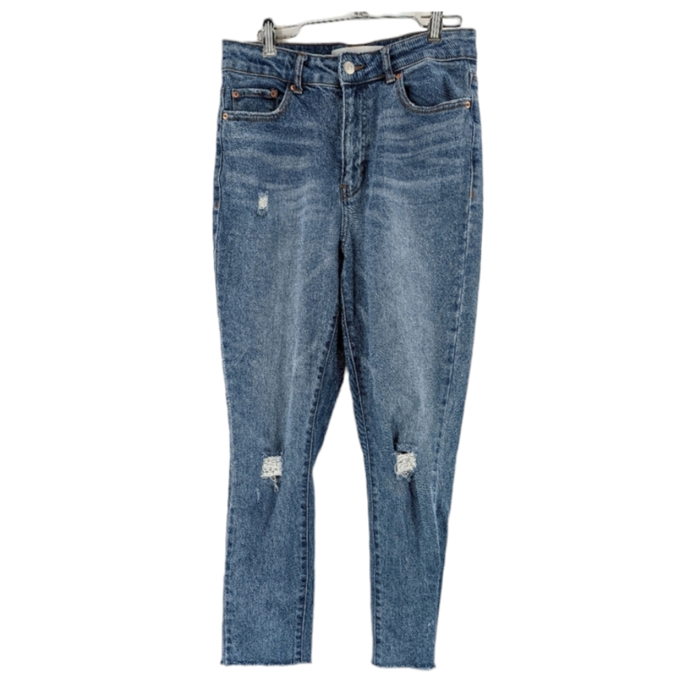 Ashley Mason Hi-Rise Distressed Jeans Size 9